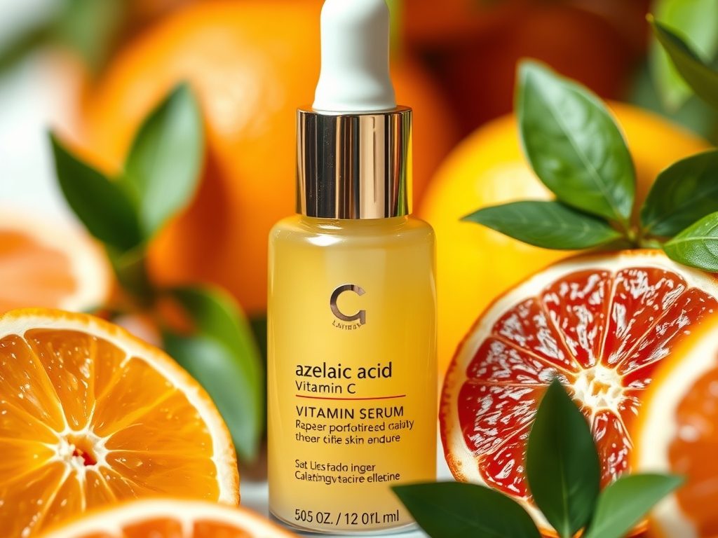 Serum z kwasem azelainowym i witaminą c — jak dobrać stężenie i częstotliwość