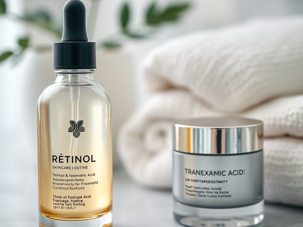 Retinol a kwas traneksamowy — kiedy pojawiają się efekty
