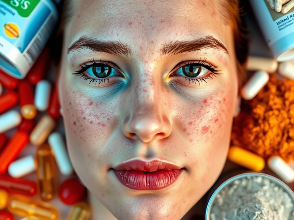 Suplementy a trądzik — błędy, które nasilają zmiany